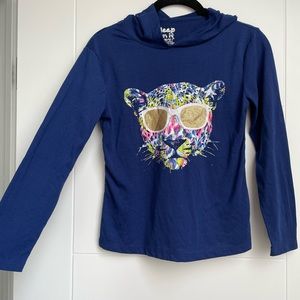 3/$15 10/12 Super cute hooded sleep shirt, can also be worn as light sweatshirt